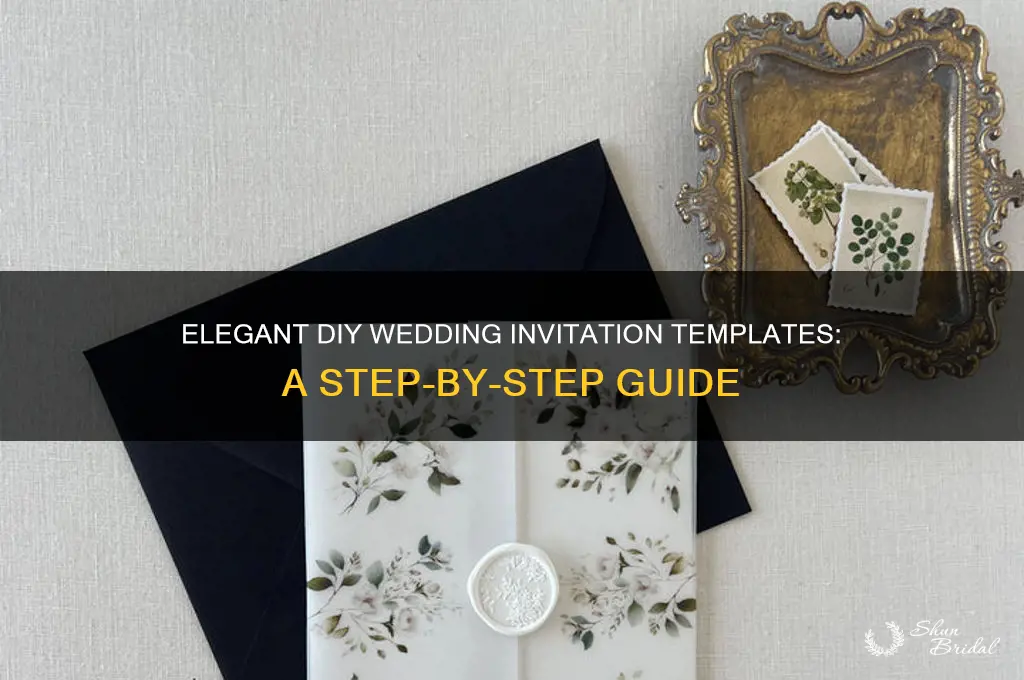 how to do wedding invatations tempalte