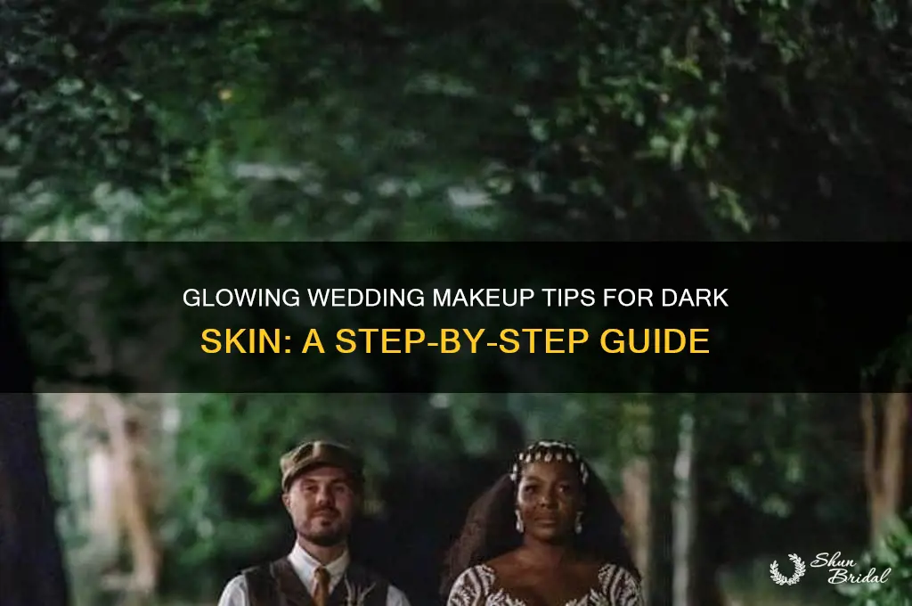 how to do wedding makeup for dark skin