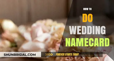 Elegant Wedding Namecards: Creative DIY Tips and Design Ideas
