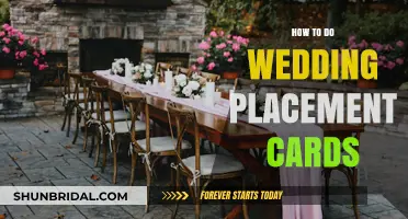 Elegant Wedding Seating: A Step-by-Step Guide to Placement Cards