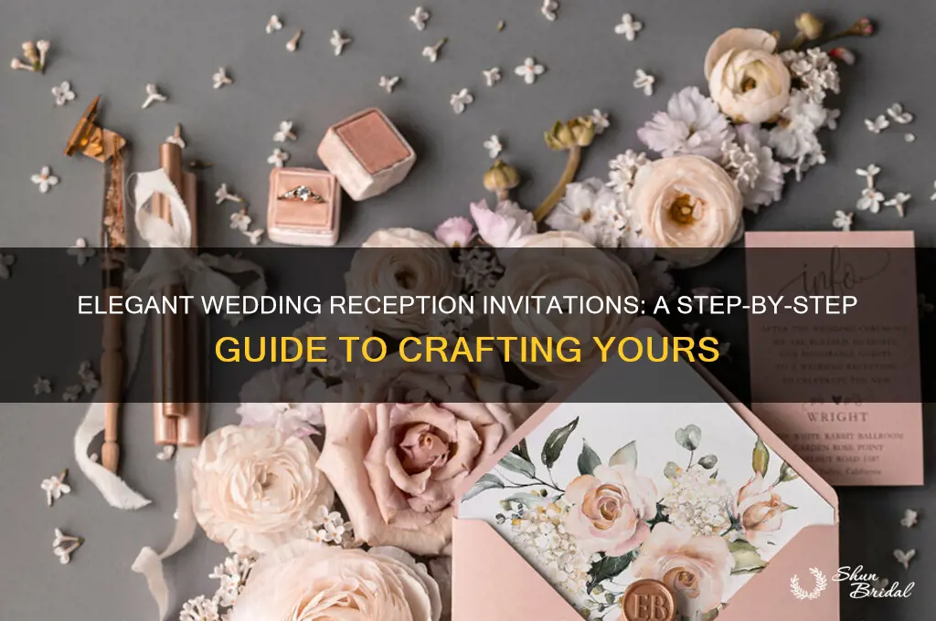 how to do wedding receptioninvitations