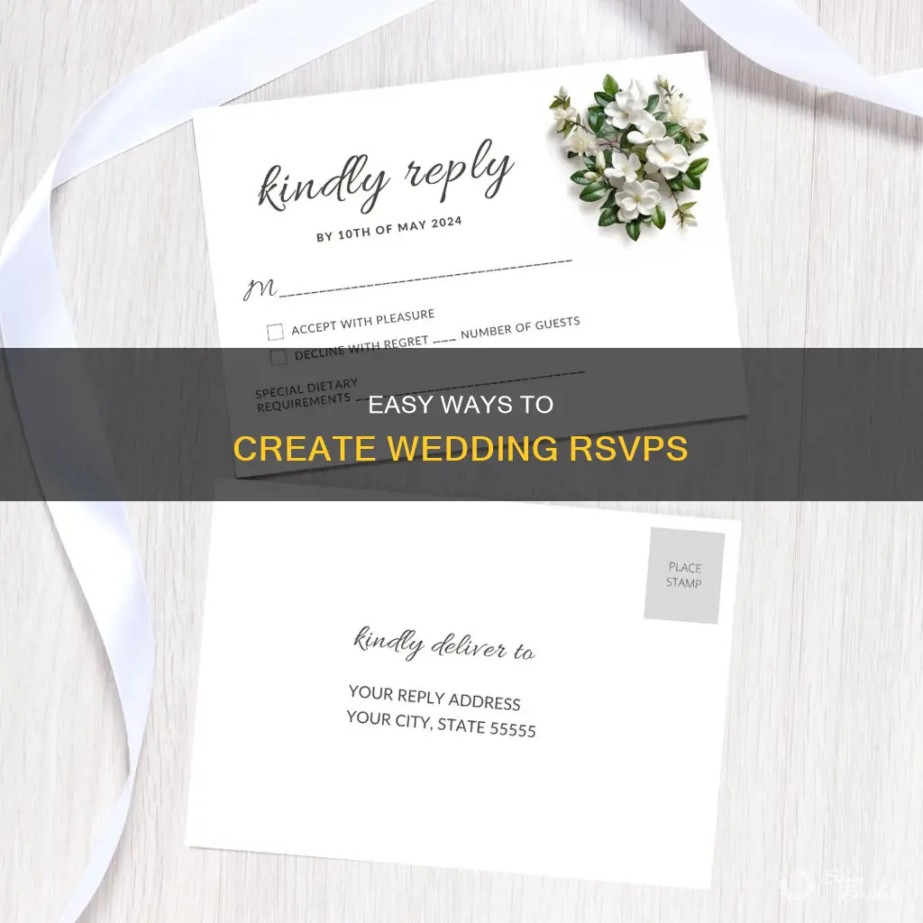 how to do wedding rsvp wi