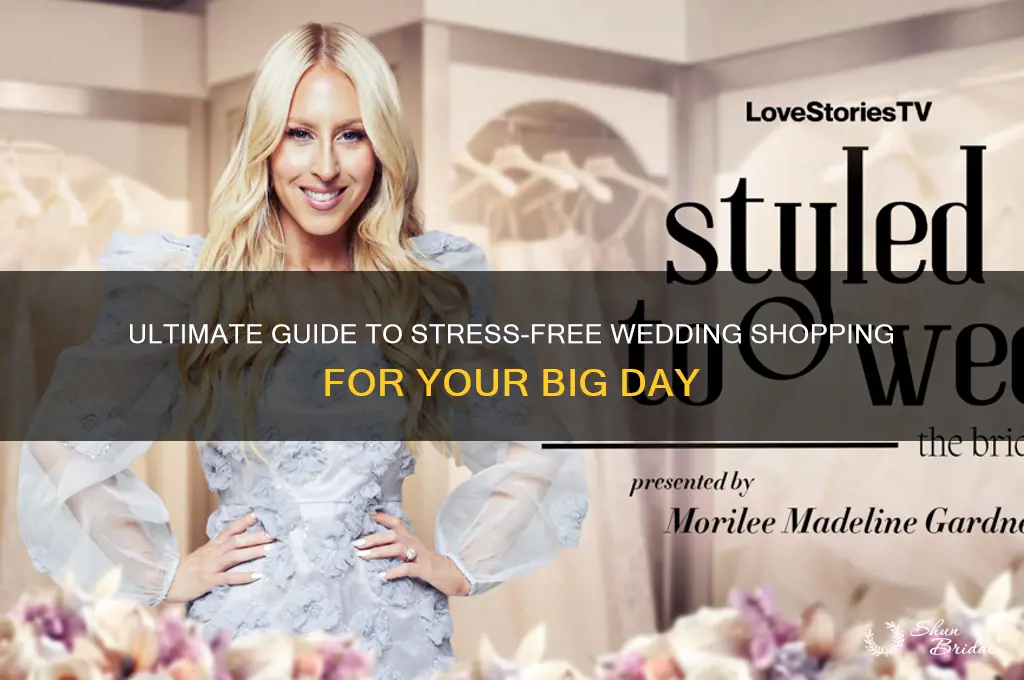 how to do wedding shopping