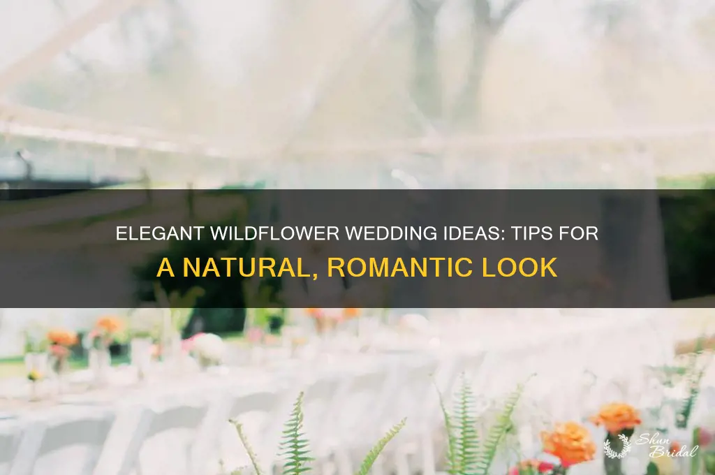 how to do wildflowers for a wedding