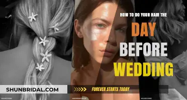Pre-Wedding Hair Prep: Tips for Flawless Day-Before Styling