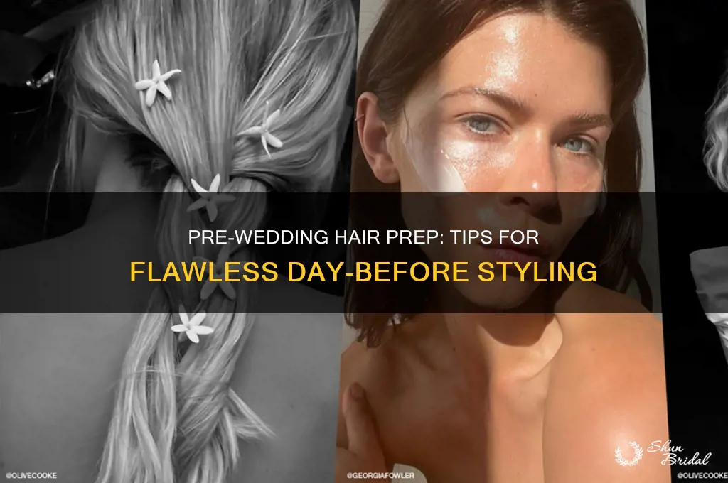 how to do your hair the day before wedding