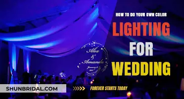 DIY Wedding Lighting: Mastering Color Techniques for Your Special Day