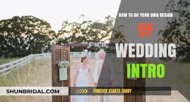 Crafting Your Perfect Wedding Intro: A DIY Design Guide