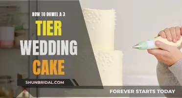 Dowel a 3-Tier Wedding Cake Like a Pro