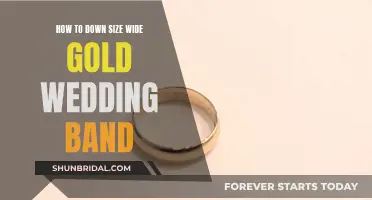 Resizing a Wide Gold Wedding Band