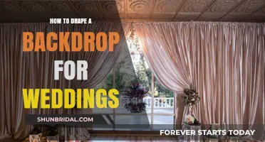 Elegant Wedding Backdrop Draping: A Step-by-Step Guide for Stunning Decor