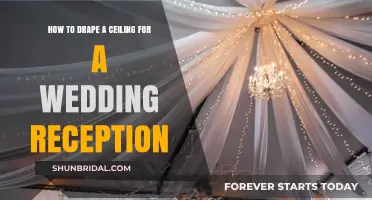Draping a Wedding Reception Ceiling: A Step-by-Step Guide