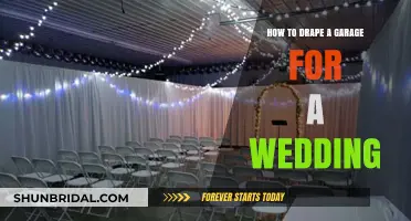 Transform Your Garage into a Wedding Venue: Draping Tips and Tricks