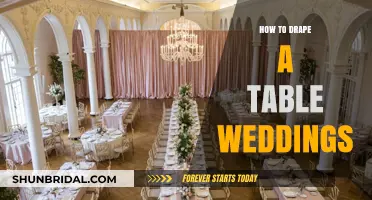 Elegant Wedding Table Draping: A Step-by-Step Guide for Stunning Decor