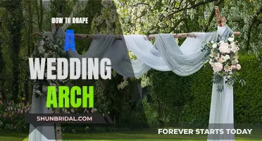 Creative Ways to Drape Your Wedding Arch Fabulously