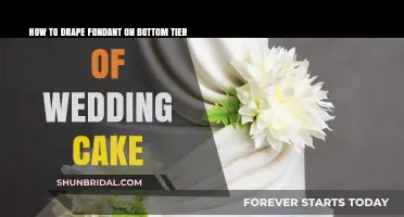 Master the Art of Fondant Draping: Tips for the Perfect Wedding Cake Bottom Tier