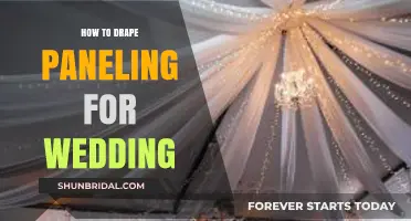 Elegant Wedding Paneling Draping: A Step-by-Step Guide for Stunning Decor