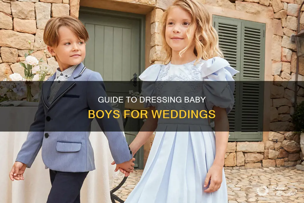 how to dress a baby boy for a wedding