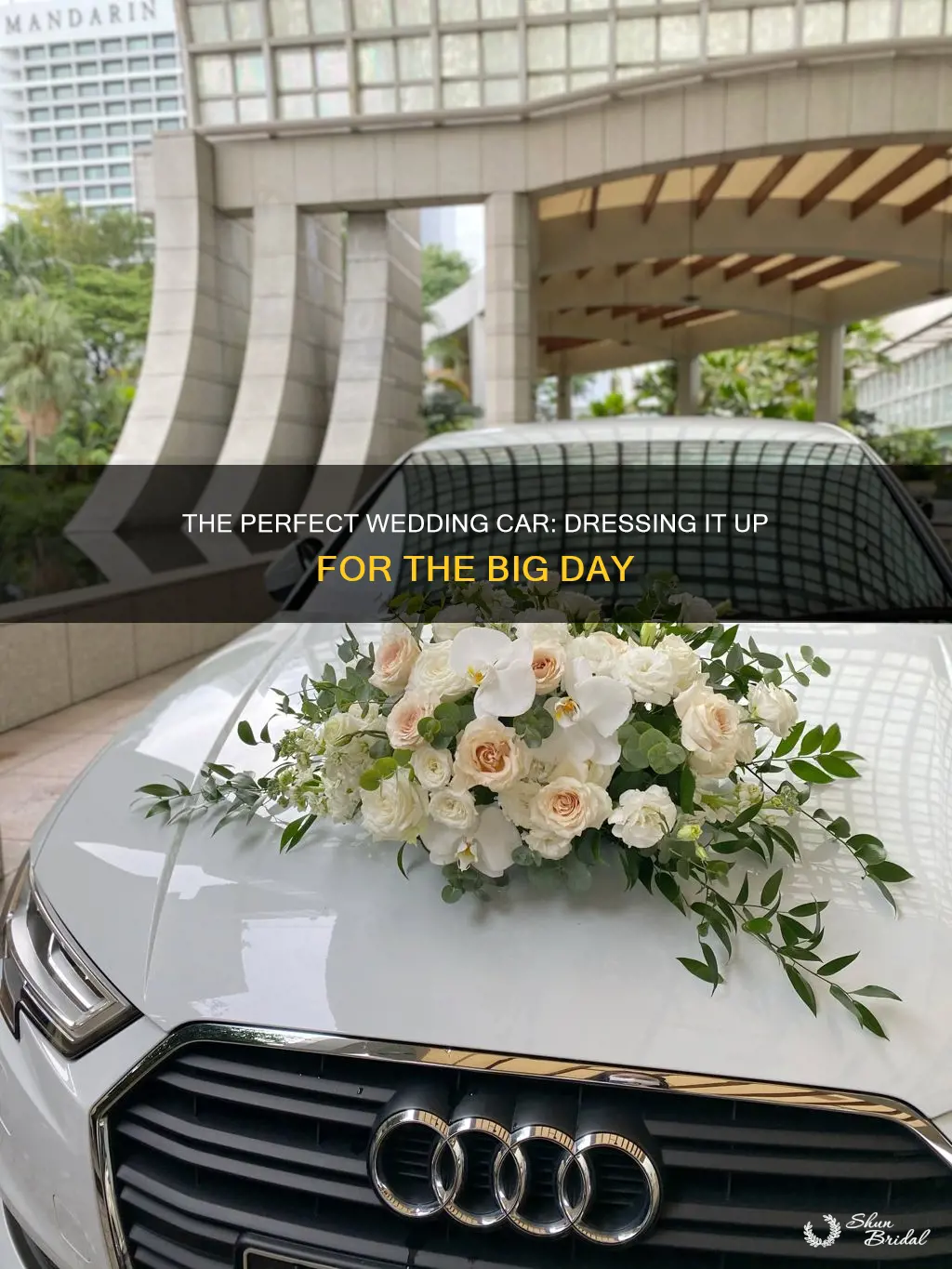 how to dress a car for wedding