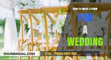 The Art of Dressing Chairs for Your Wedding