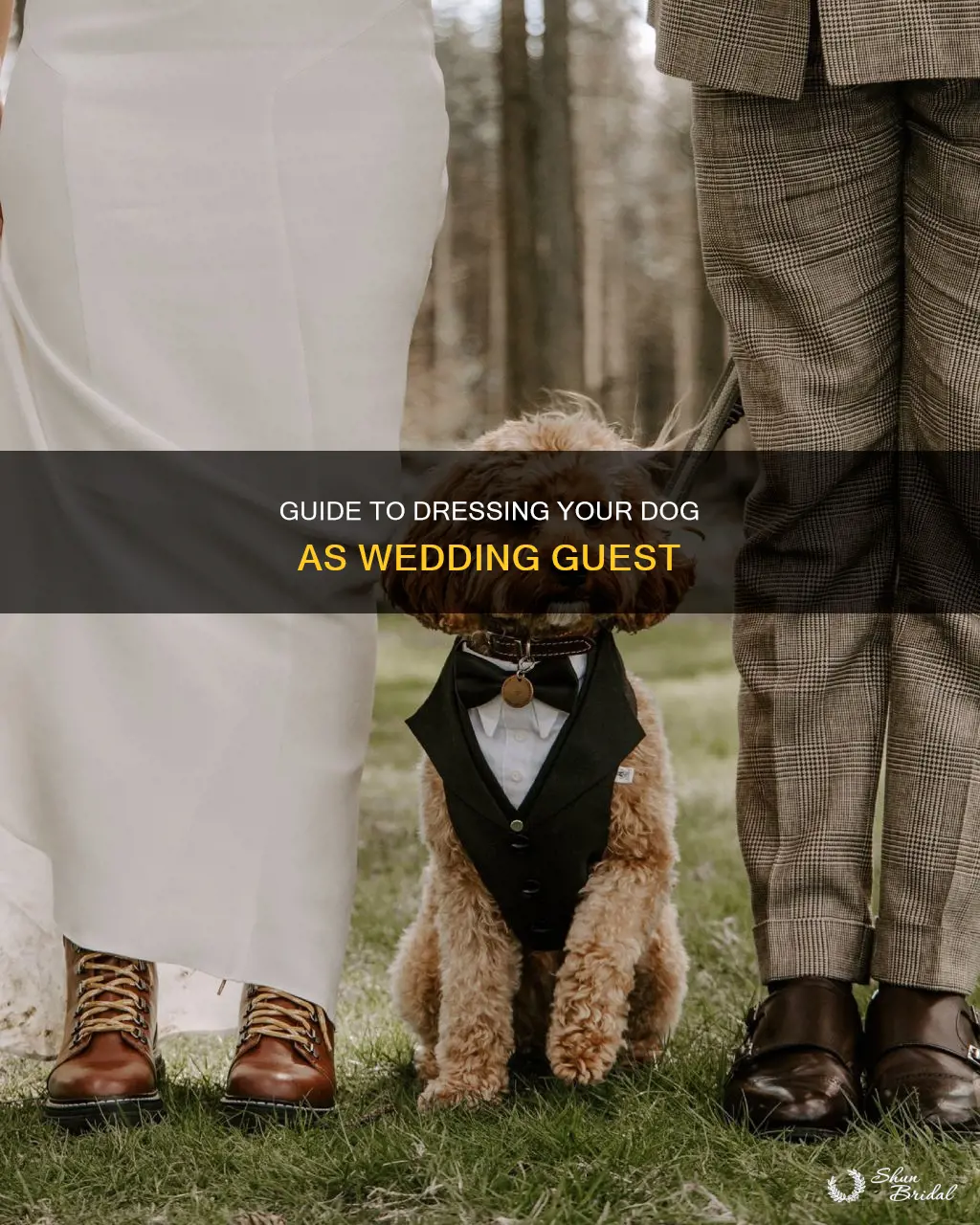 how to dress a dog for a wedding