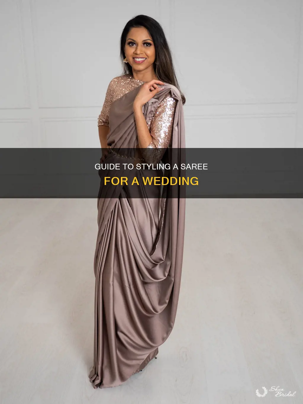 how to dress a saree for a wedding