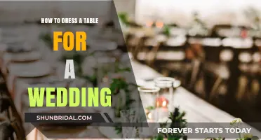 Setting the Stage: Wedding Table Dressing Guide