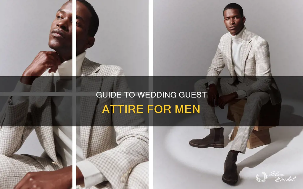 how to dress as a guest to a wedding man