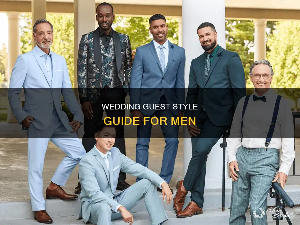 how to dress as a wedding guest male