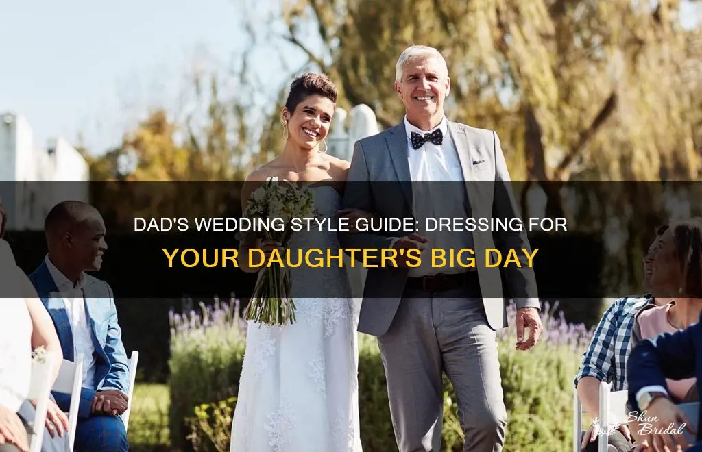 how to dress as dad at wedding
