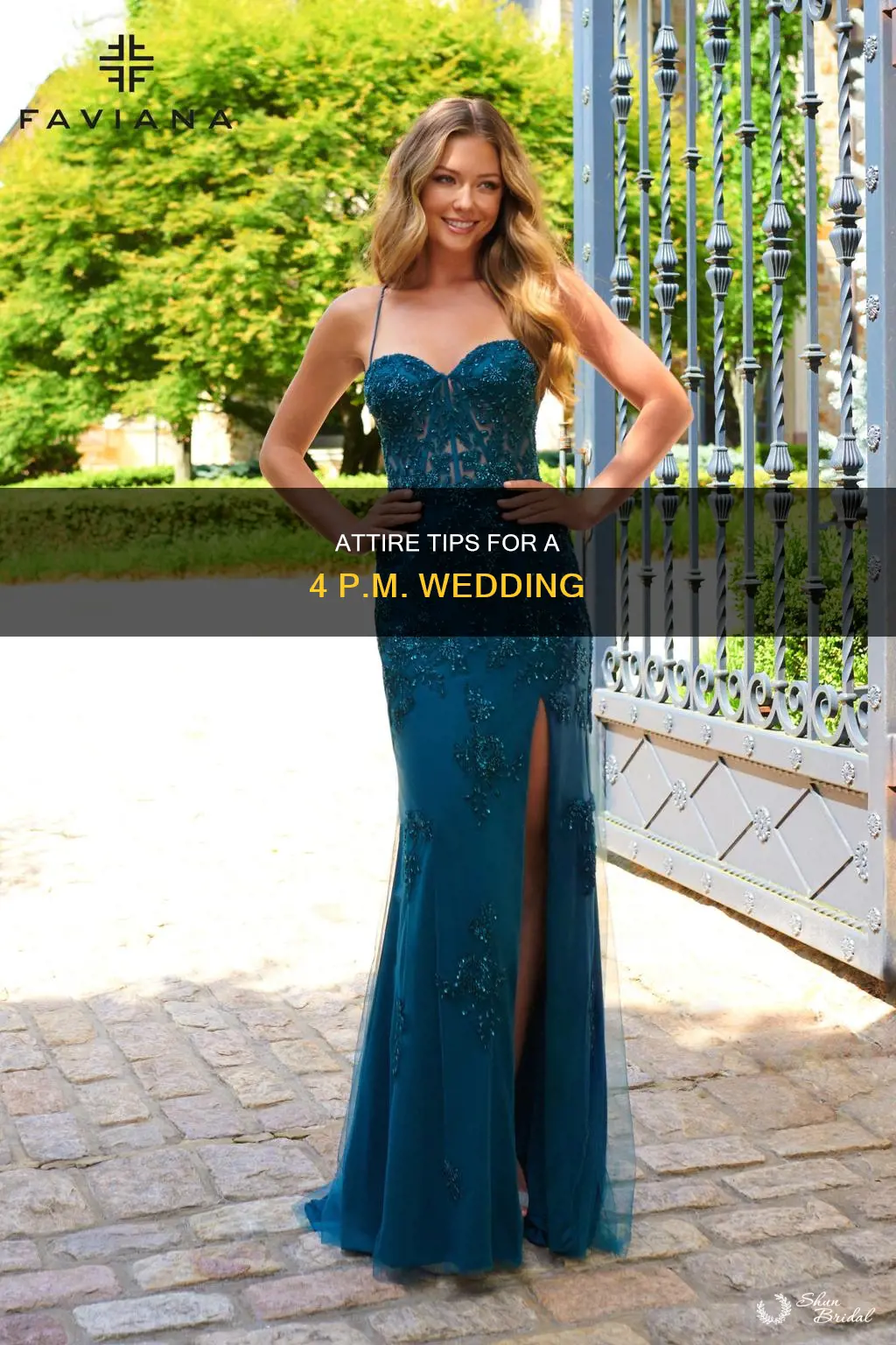 how to dress for a 4pm wedding