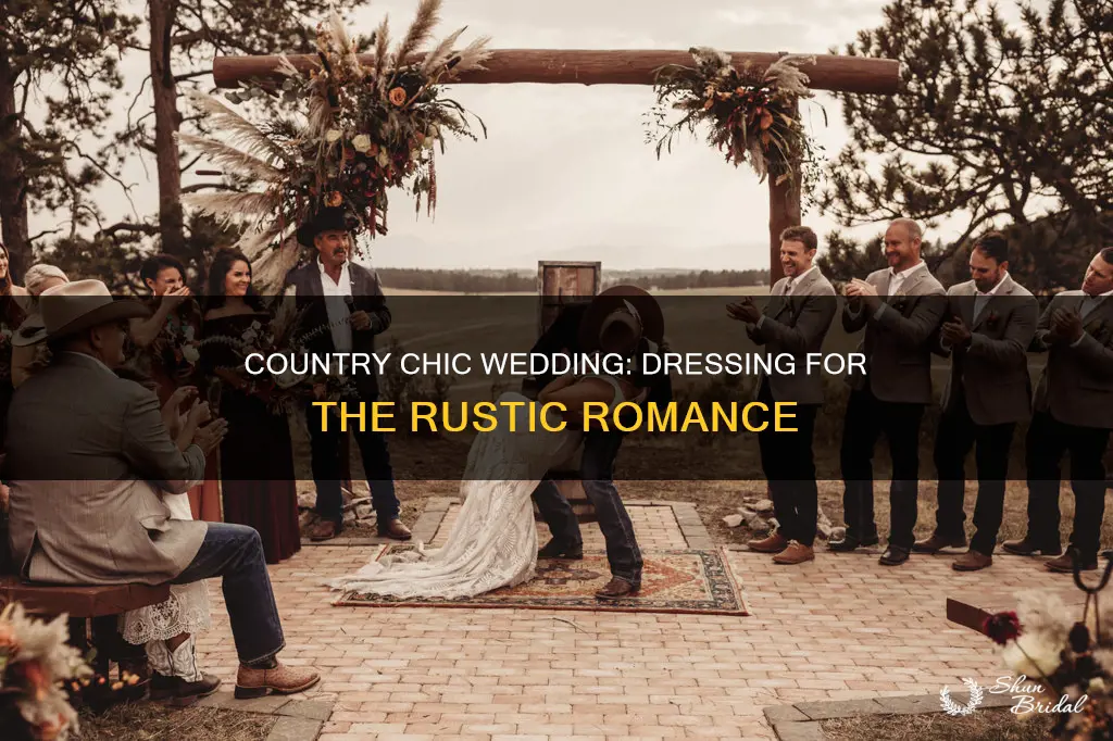 how to dress for a country chic wedding