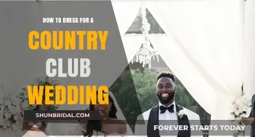 Country Club Wedding Attire: Dress to Impress