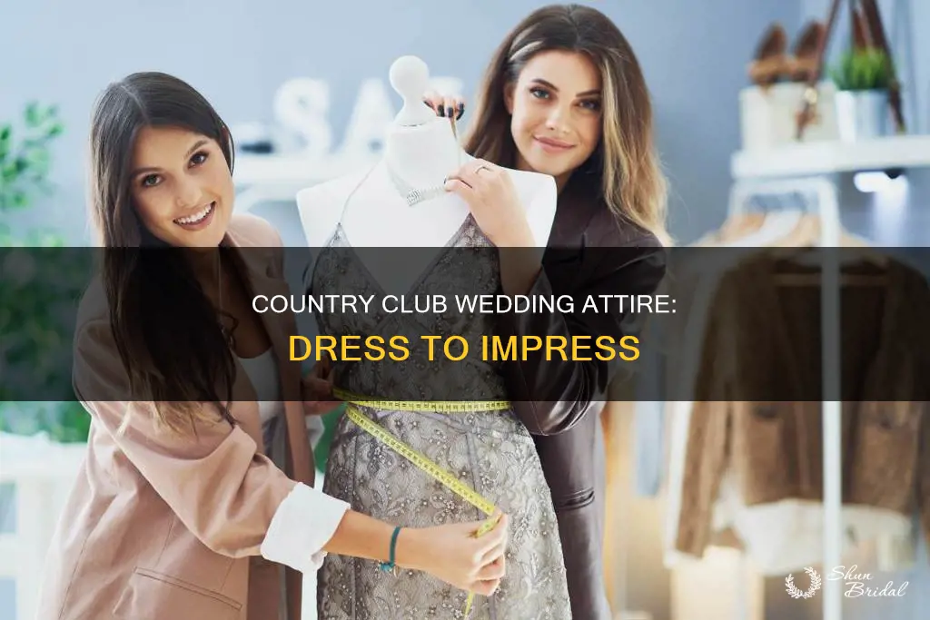 how to dress for a country club wedding