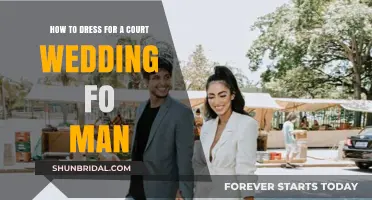 Attire Guide: Men's Fashion for Court Weddings