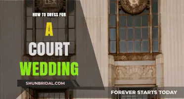 Attire Guide: Court Wedding Dress Code