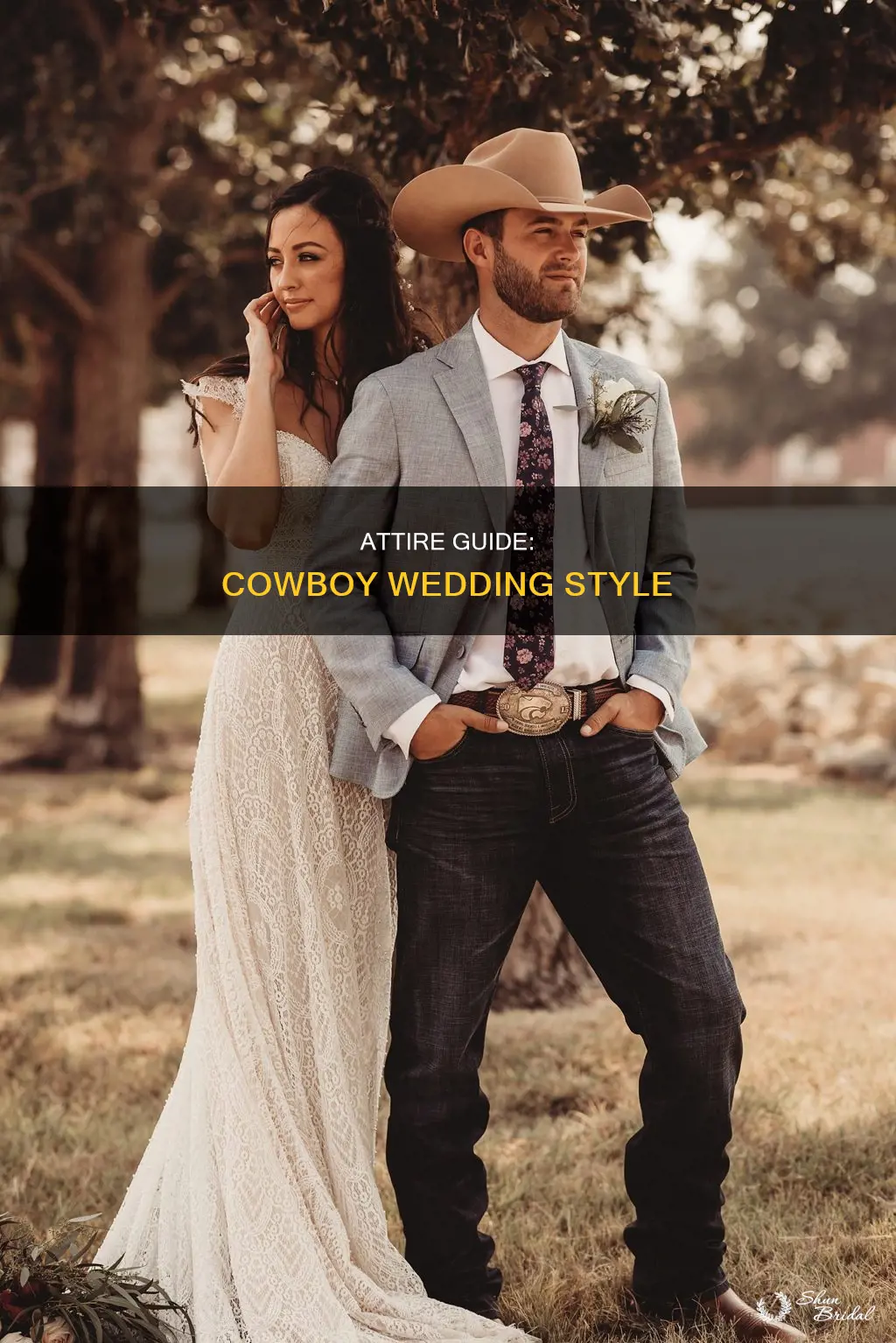 how to dress for a cowboy wedding