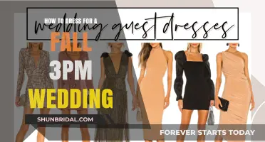 Fall Wedding Attire: Dressing for the 3 p.m. Ceremony