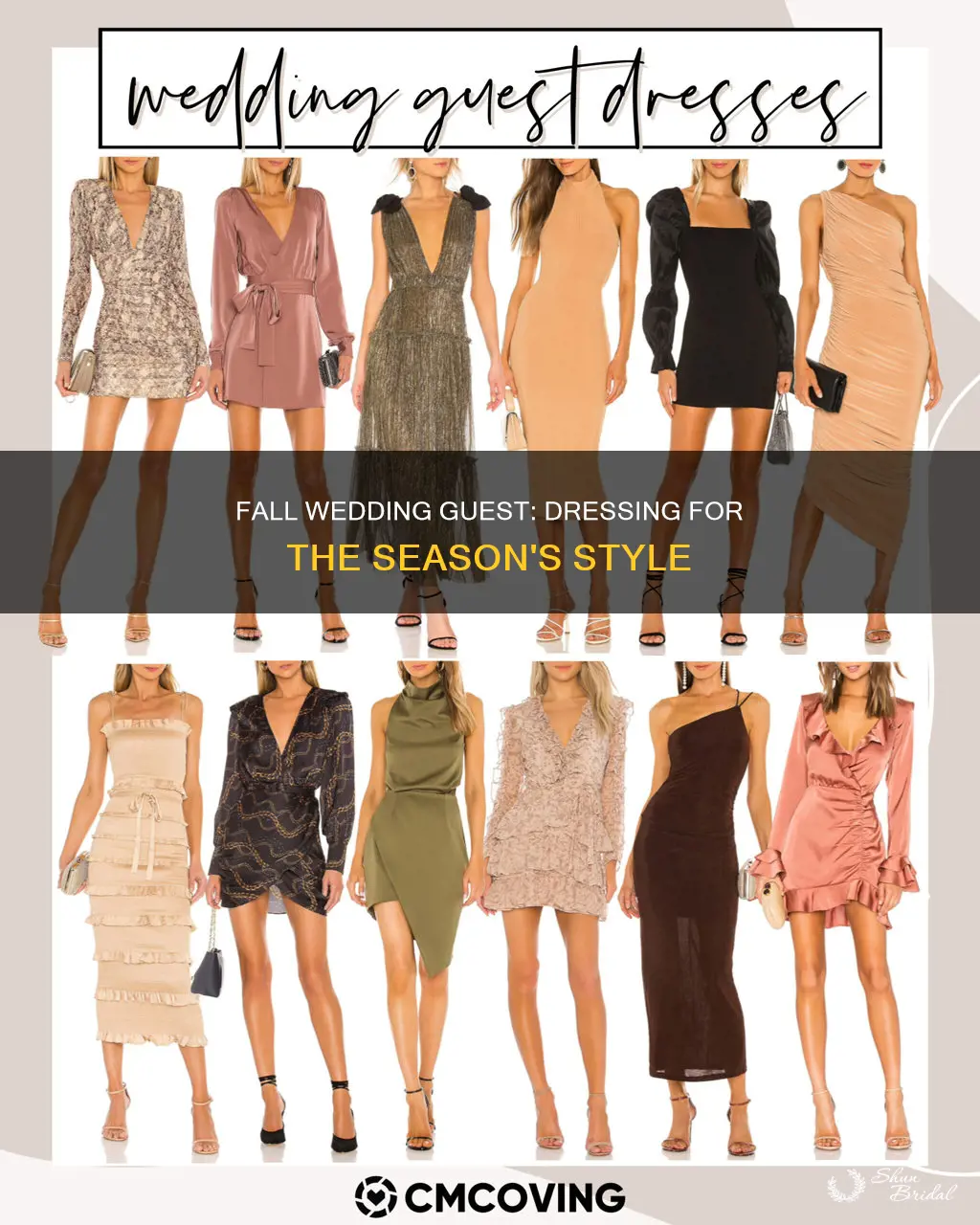 how to dress for a fall wedding as a guest