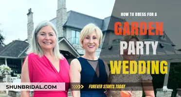 Garden Party Wedding: Dress to Impress