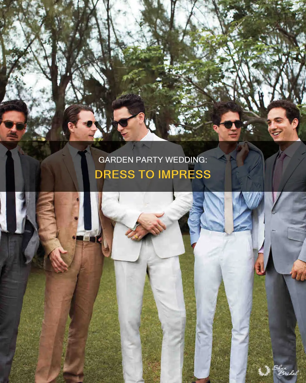how to dress for a garden party wedding
