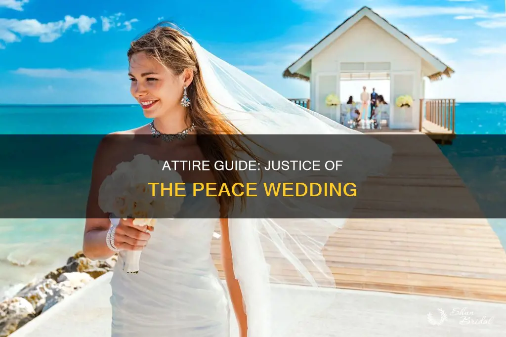 how to dress for a justice of the peace wedding