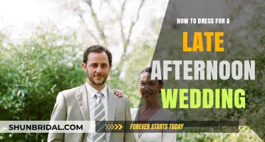 Attire Guide: Late Afternoon Wedding Style