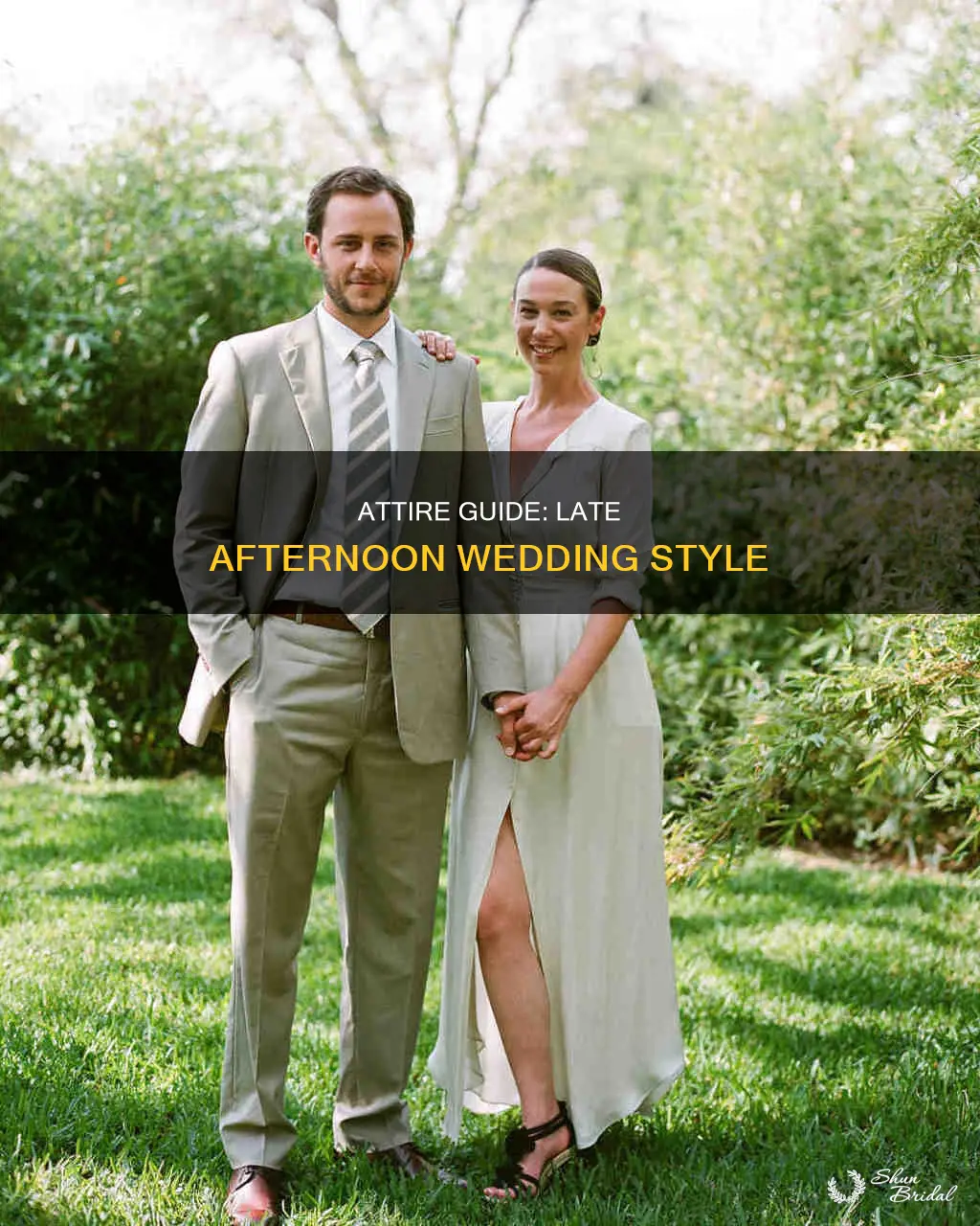 how to dress for a late afternoon wedding