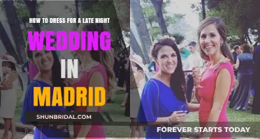 Late-Night Madrid Wedding: Dress to Impress
