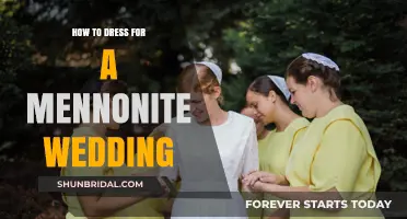 Attire Guide: Mennonite Wedding Dress Code