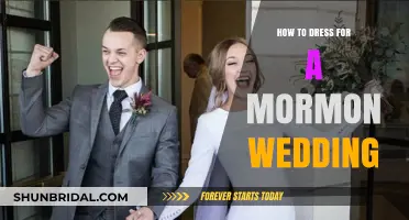Attire Guide: Mormon Wedding Dress Code