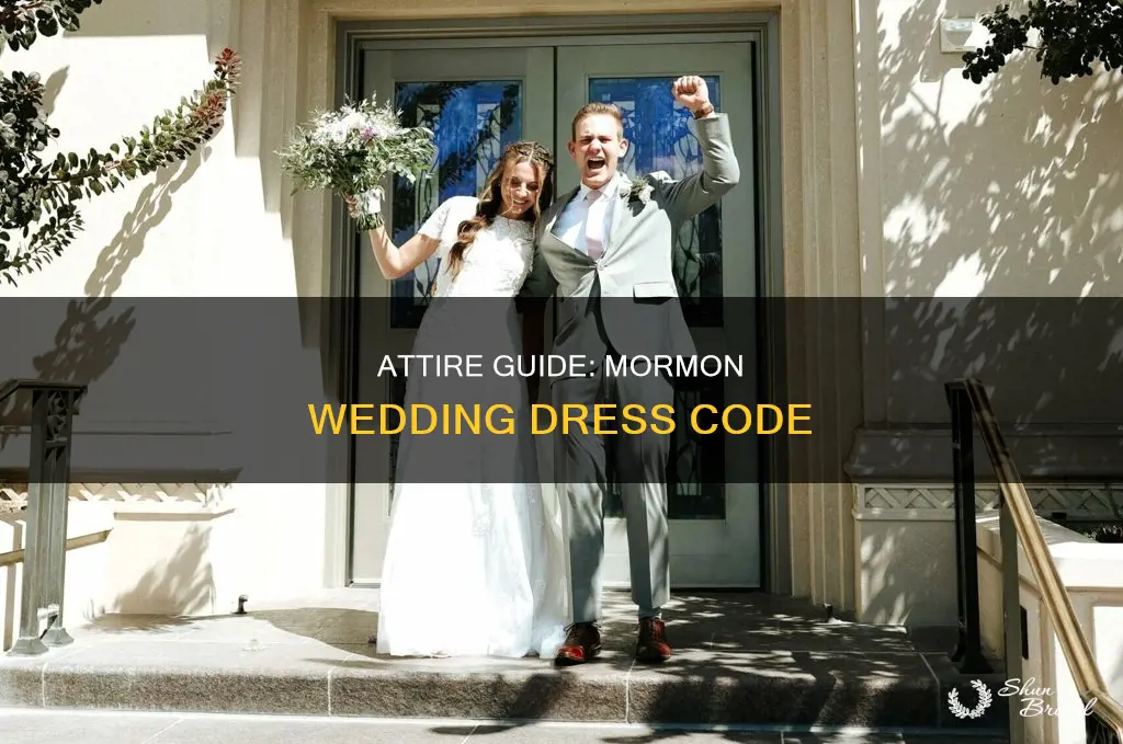 how to dress for a mormon wedding