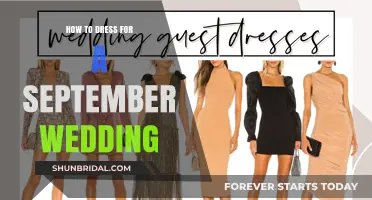 Fall Wedding Attire: Dressing for a September Ceremony