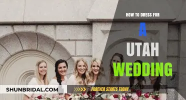 Utah Wedding Attire: Dressing for the Occasion